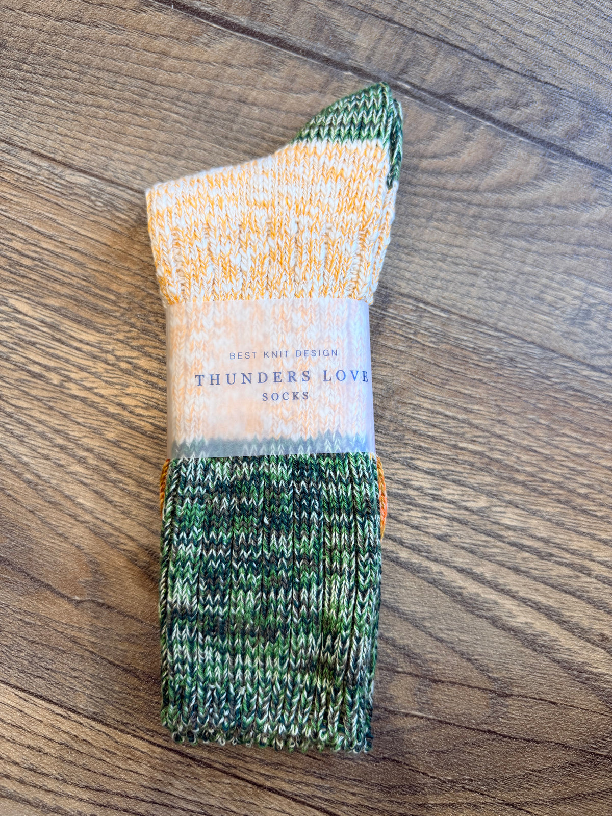 Thunder’s Love Charlie cotton socks orange