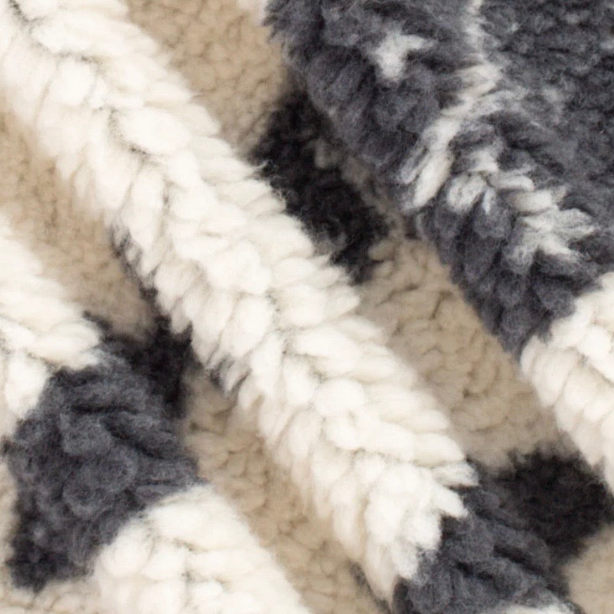 Pendleton jacquard fleece - salmon falls white