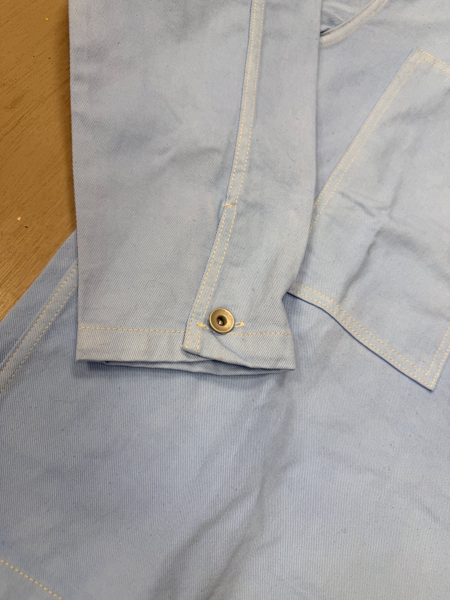 Fulmine USN Hand Dyed Shawl Denim Popover