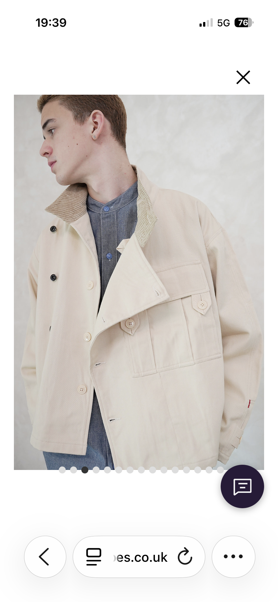 Standard Type’s Swedish jacket Beige