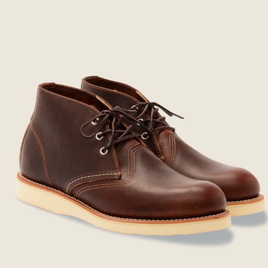Red Wing Chukka Briar Oil Slick Leather Boots 3141