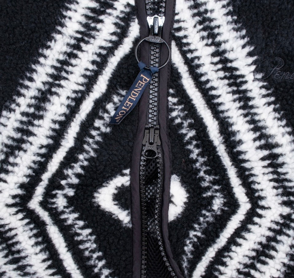 Pendleton jacquard fleece - Los Ojos black