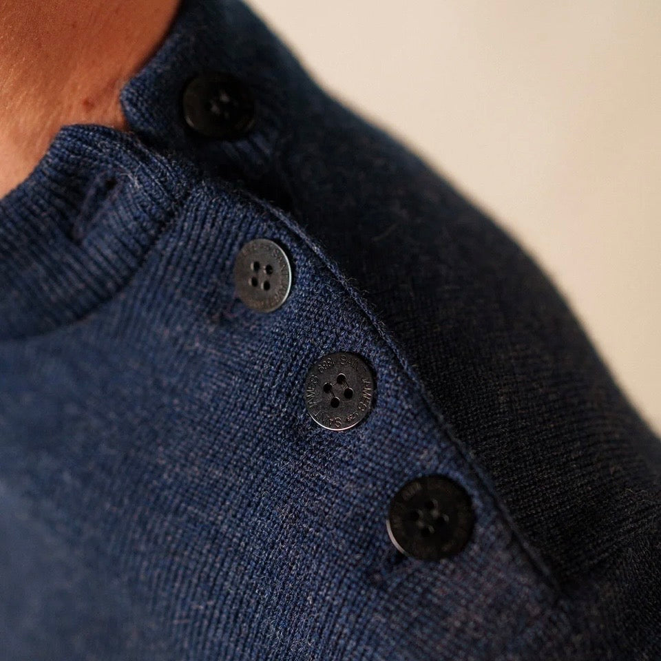 Saint James Matelot sailor jumper Bleu Chine
