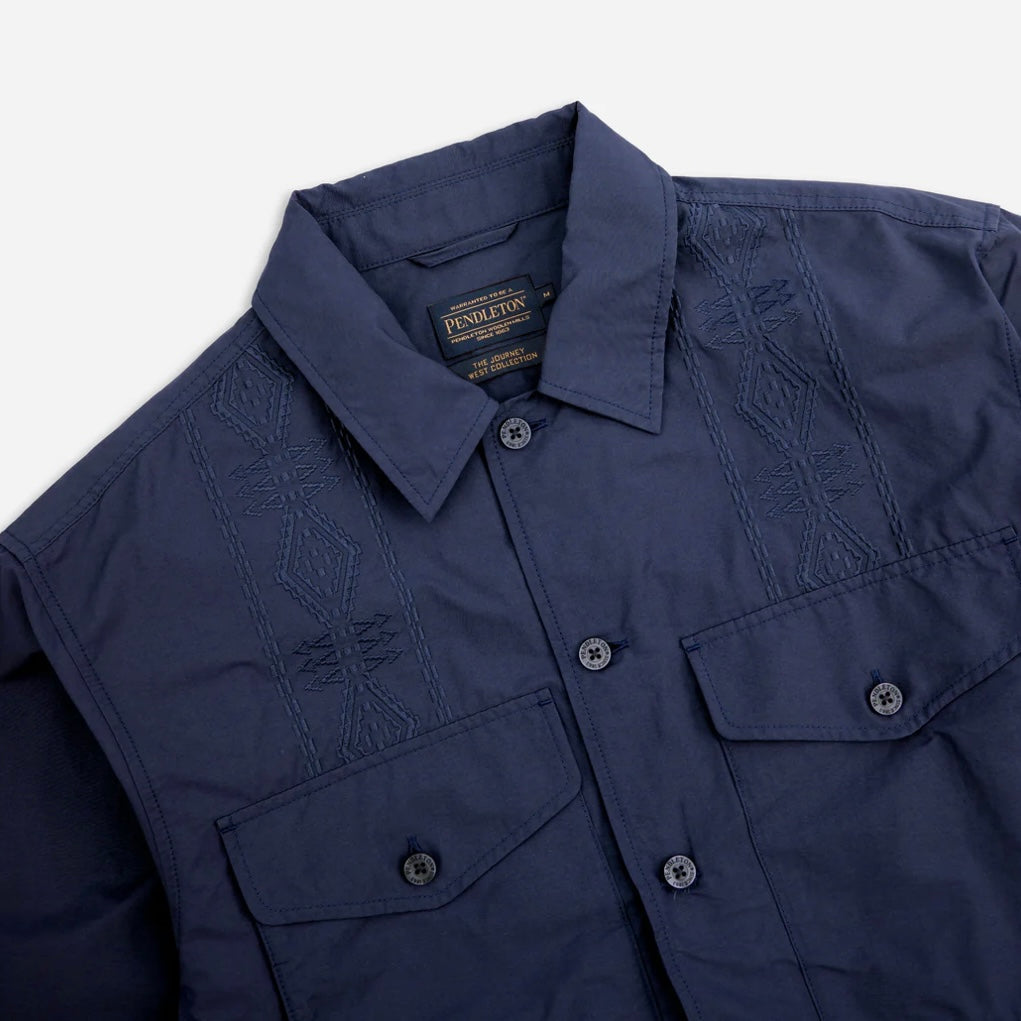 Pendleton Parachute Overshirt - Navy