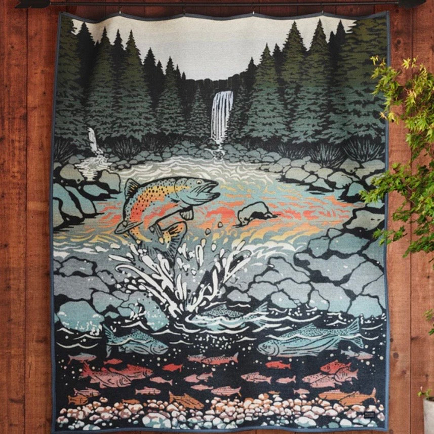 Pendleton jacquard Blanket - Salmon Falls