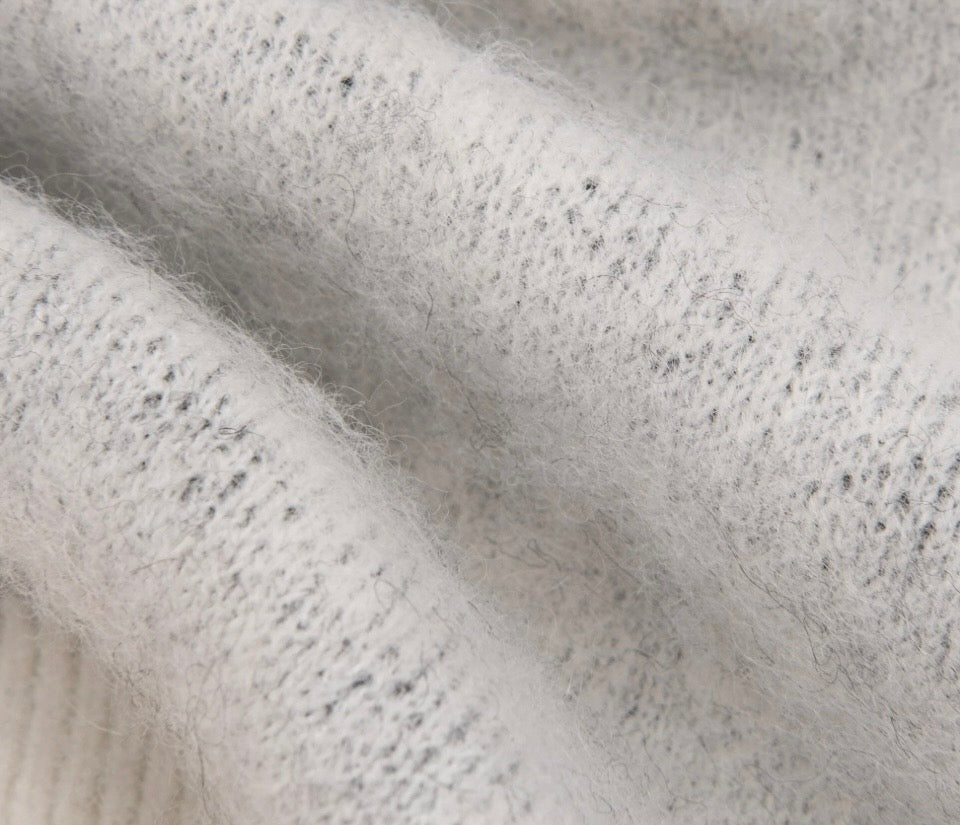 Pendleton Mohair cardigan - Los Ojos white