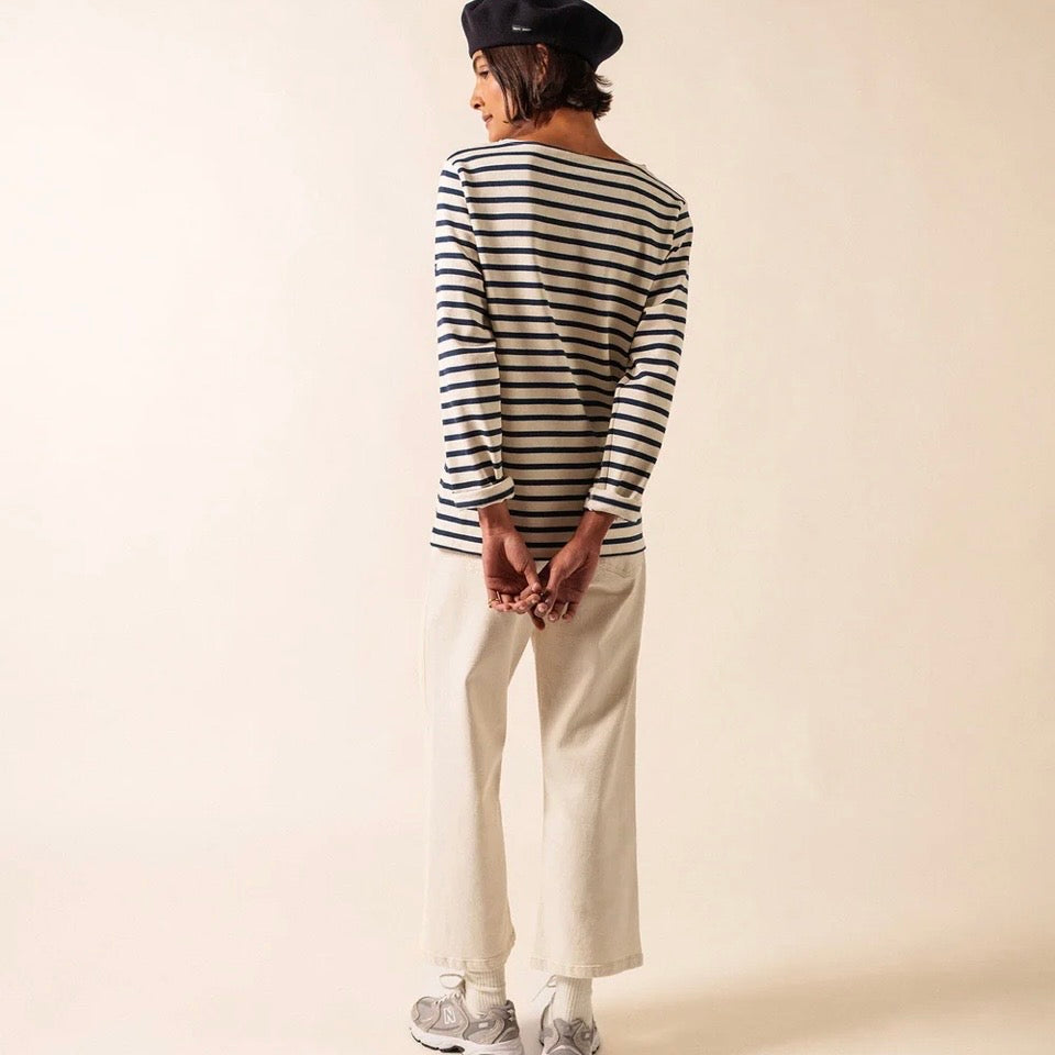 Saint James Meridian Breton Stripe Ecru/Marine