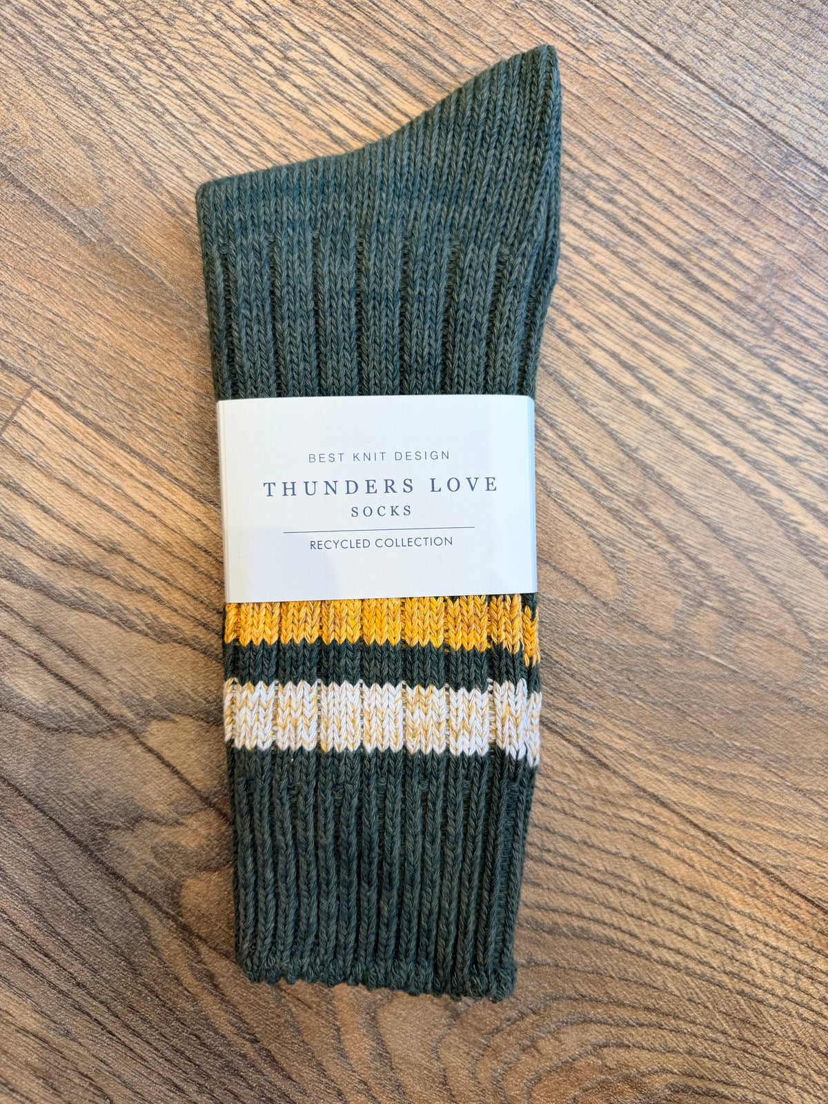 Thunder’s Love outsiders green socks