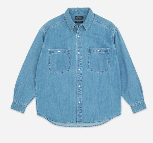 Pendleton denim western work shirt