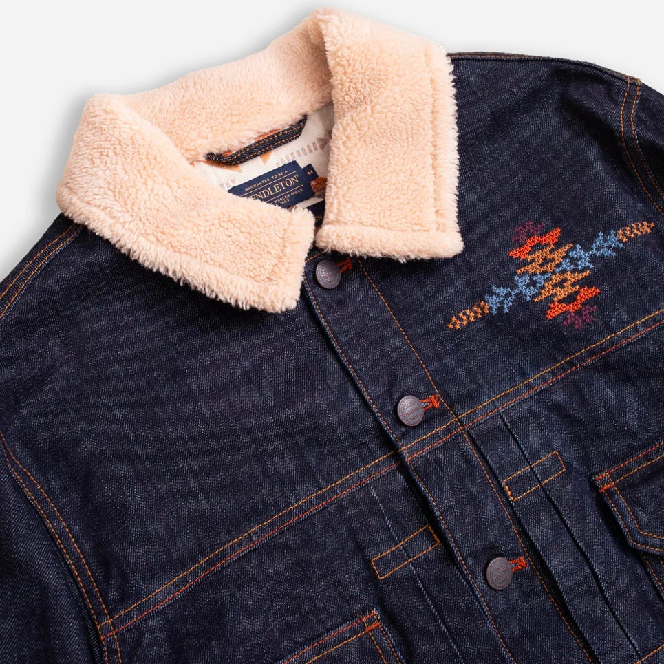 Pendleton Needlework Type ll Denim Jacket - Indigo