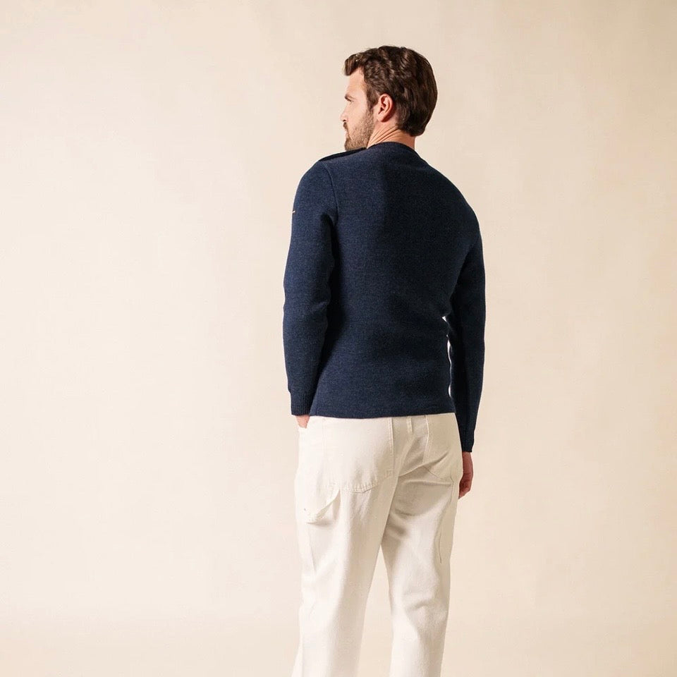 Saint James Matelot sailor jumper Bleu Chine