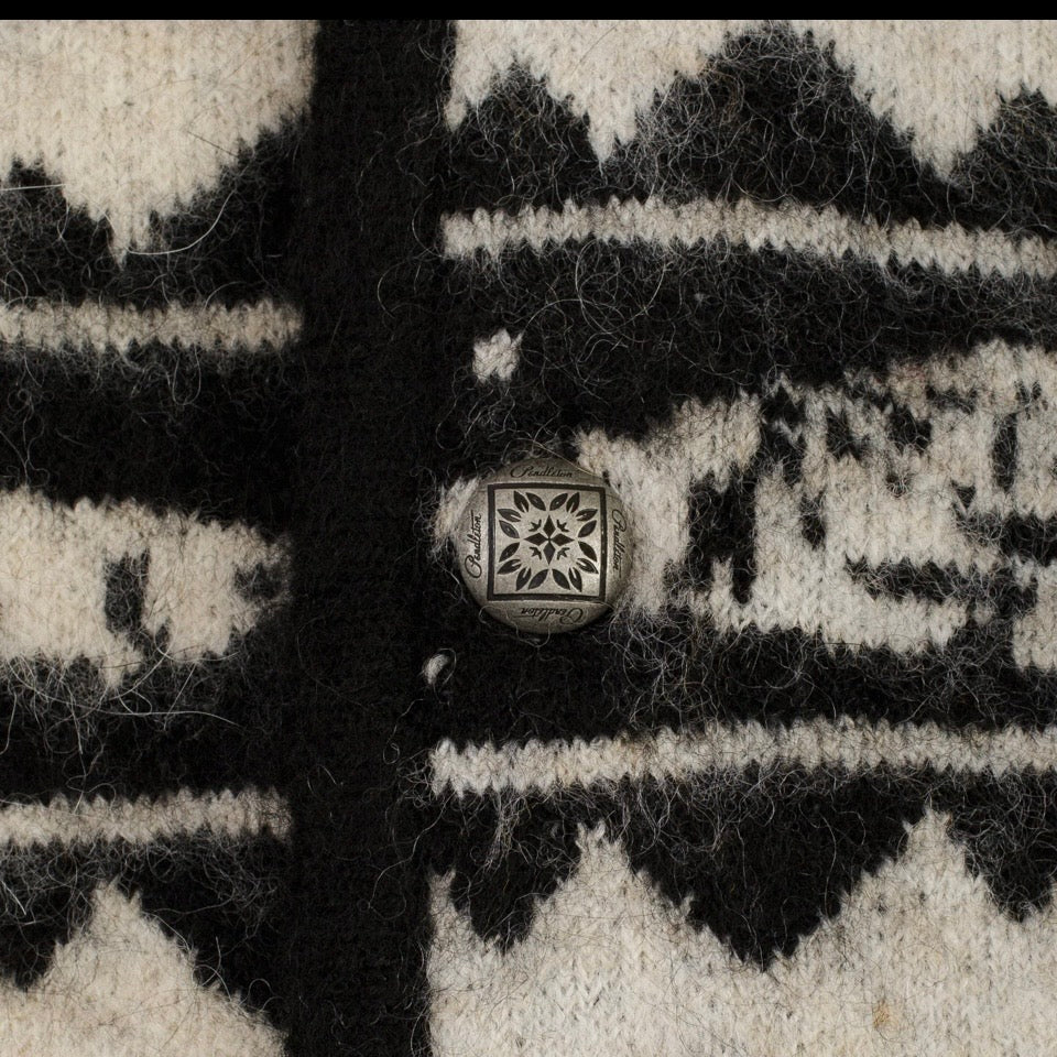 Pendleton Mohair Cardigan- Salmon Falls Black