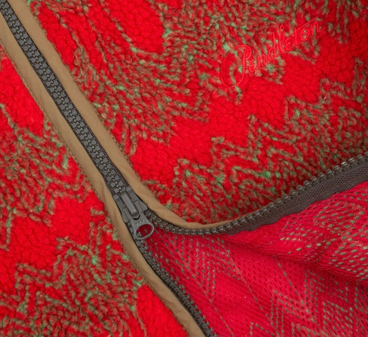 Pendleton jacquard Sherpa fleece jacket - skywalkers red