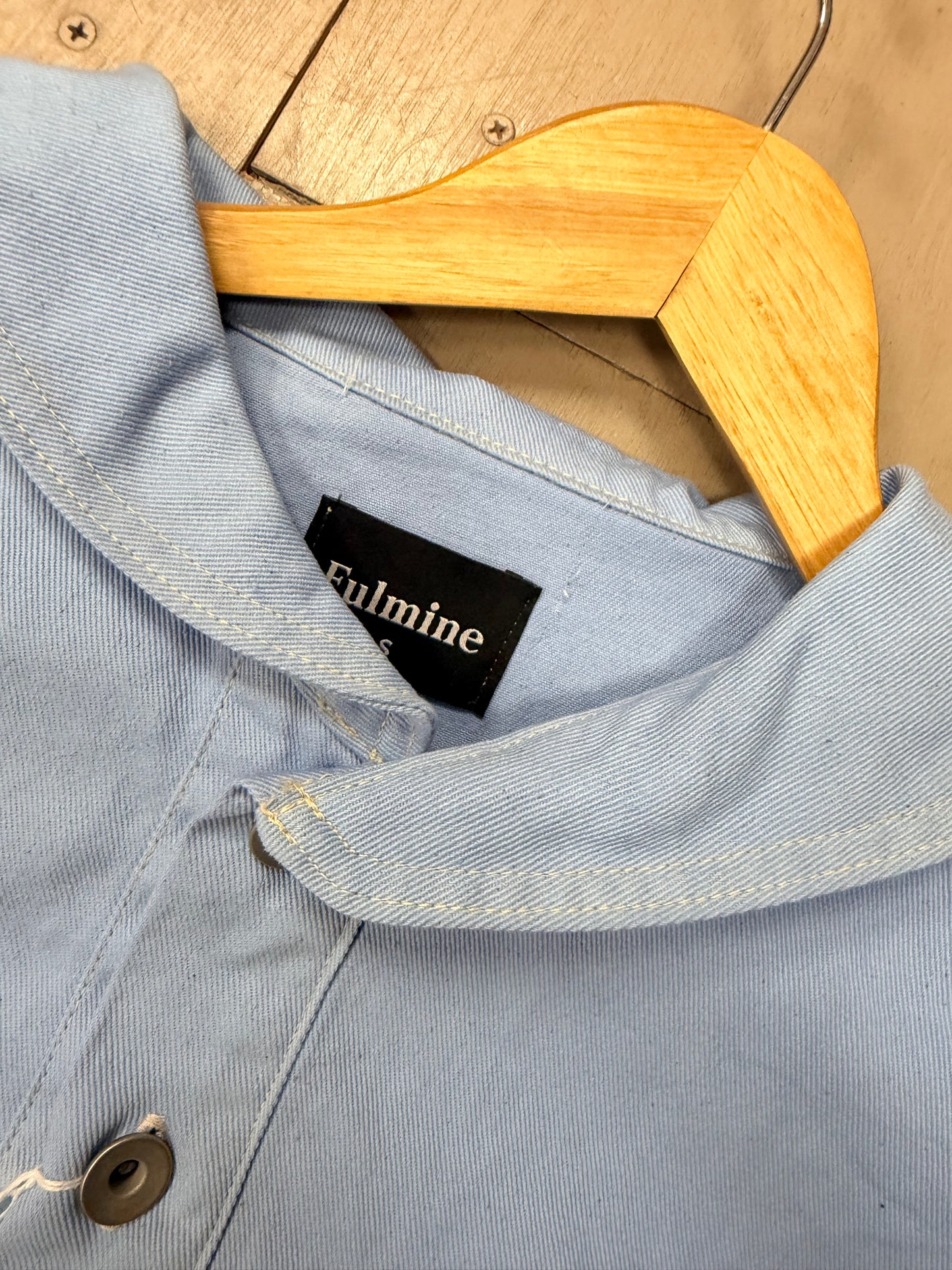 Fulmine USN Hand Dyed Shawl Denim Popover