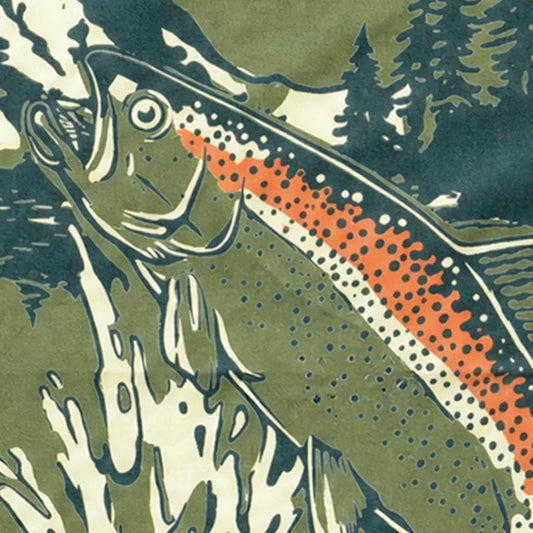 Pendleton cotton bandana - lakeside olive