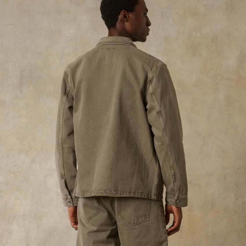 Dubbleware Zip Rider Chore Jacket - Olive Night