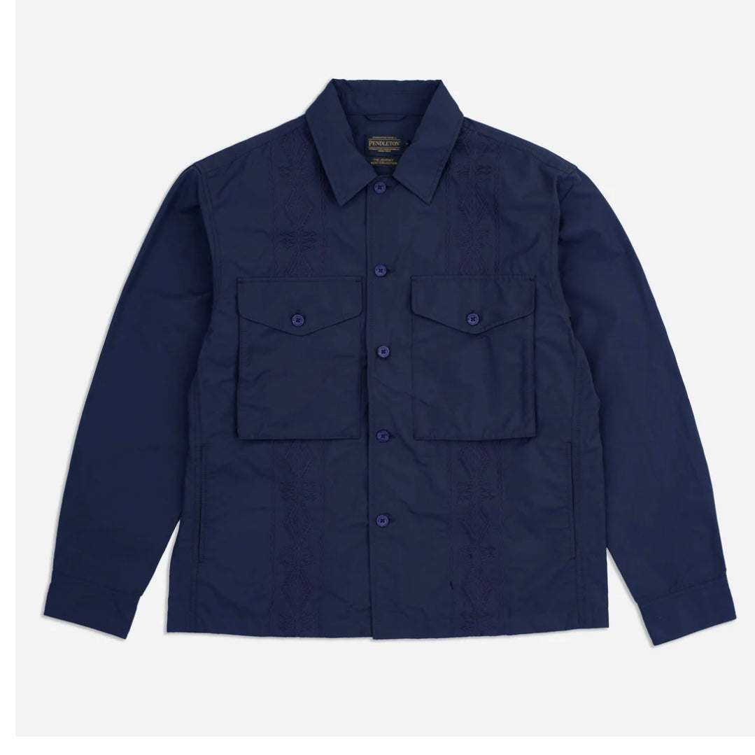 Pendleton Parachute Overshirt - Navy