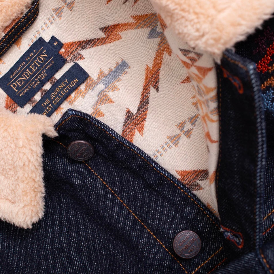 Pendleton Needlework Type ll Denim Jacket - Indigo