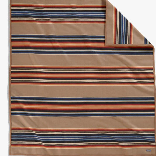 Pendleton Jacqiard Serape wool Blanket-Grey Horse Khaki. Killers of the flower moon