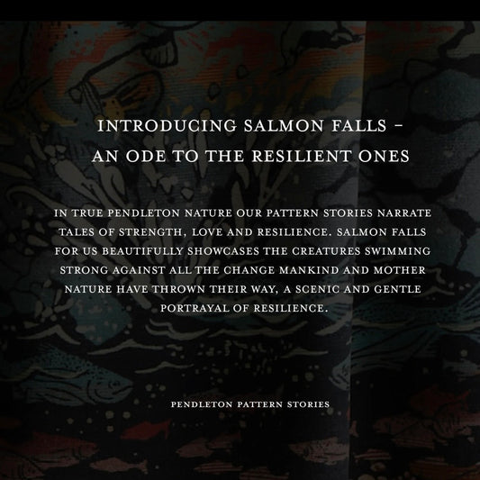 Pendleton jacquard Blanket - Salmon Falls
