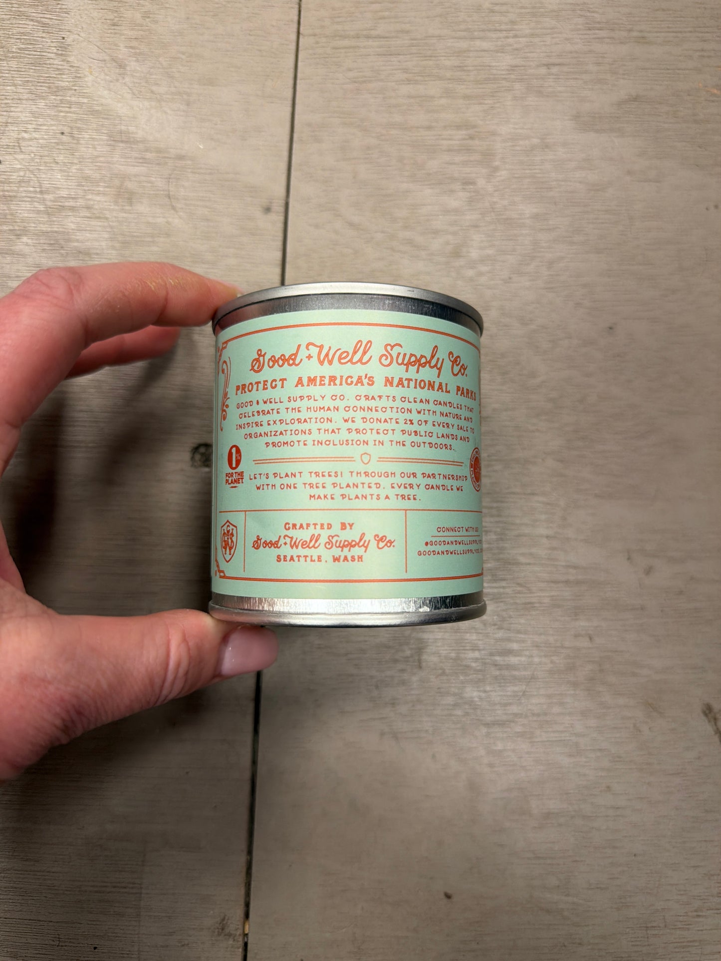 Good & Well Supply candle - Mew River Gorge
