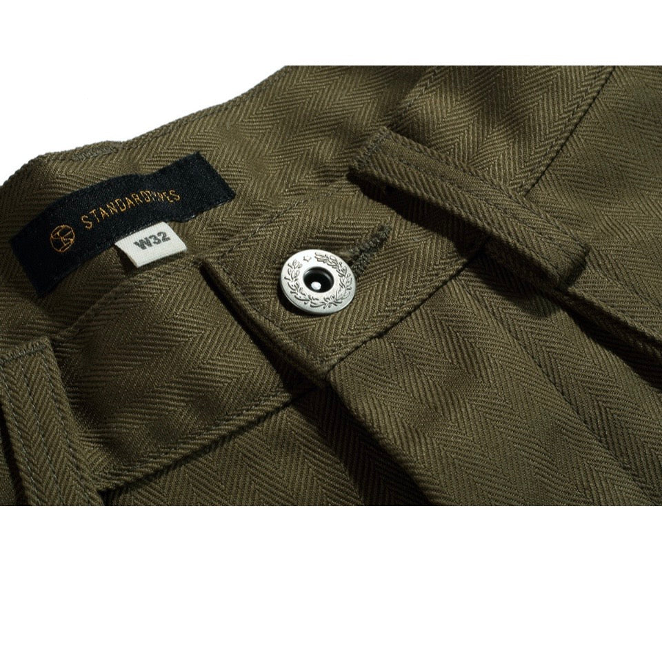 Standard Type’s Mechanic Trousers HBT Green