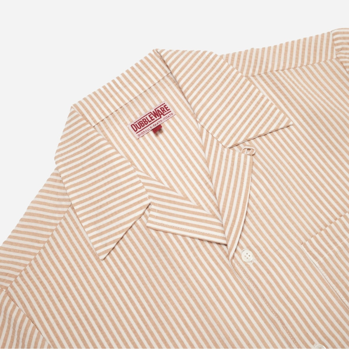 Dubbleware Quincy Seersucker Short Sleeved Shirt