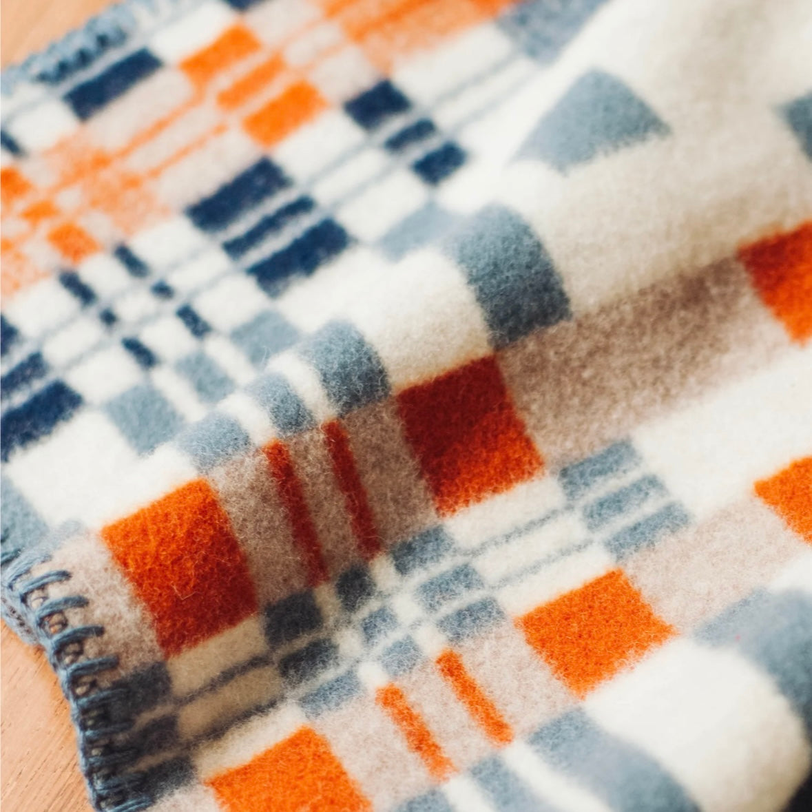 Pendleton jacquard napped-Blue Ridge wool blanket