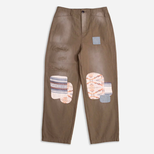Pendleton Patchwork Fatigue Pant - Olive