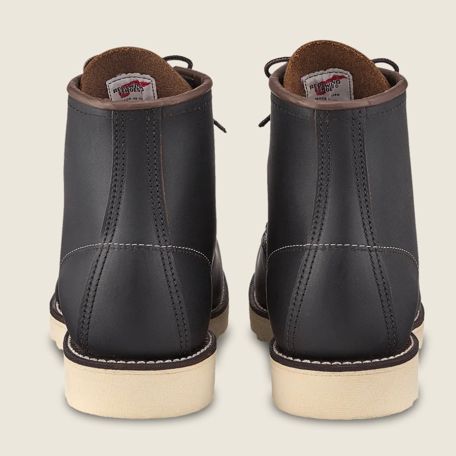 Red Wing Classic Moc Toe Black Prairie Leather 8849